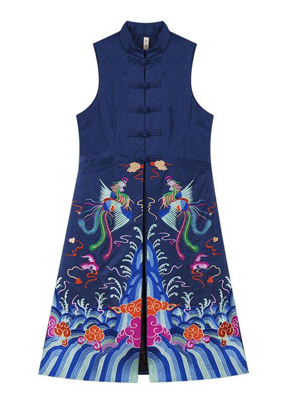 Classy Red Long Coats Work Side Open Embroidery Outwear