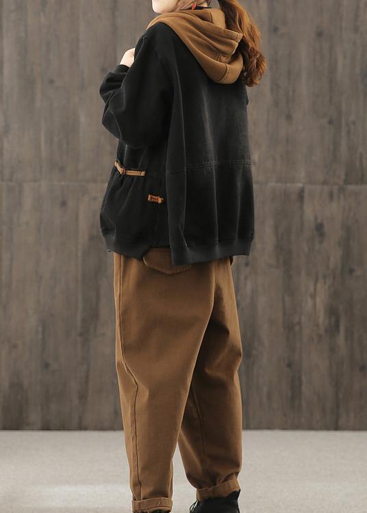 Classy Yellow Trench Coat Wardrobes Hooded Zippered Jackets