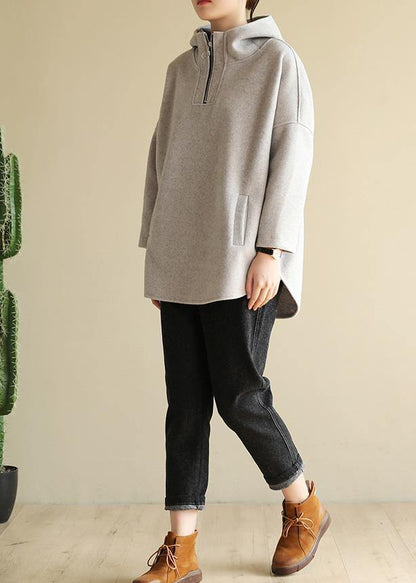 Classy zippered cotton spring clothes For Women Tutorials black blouse