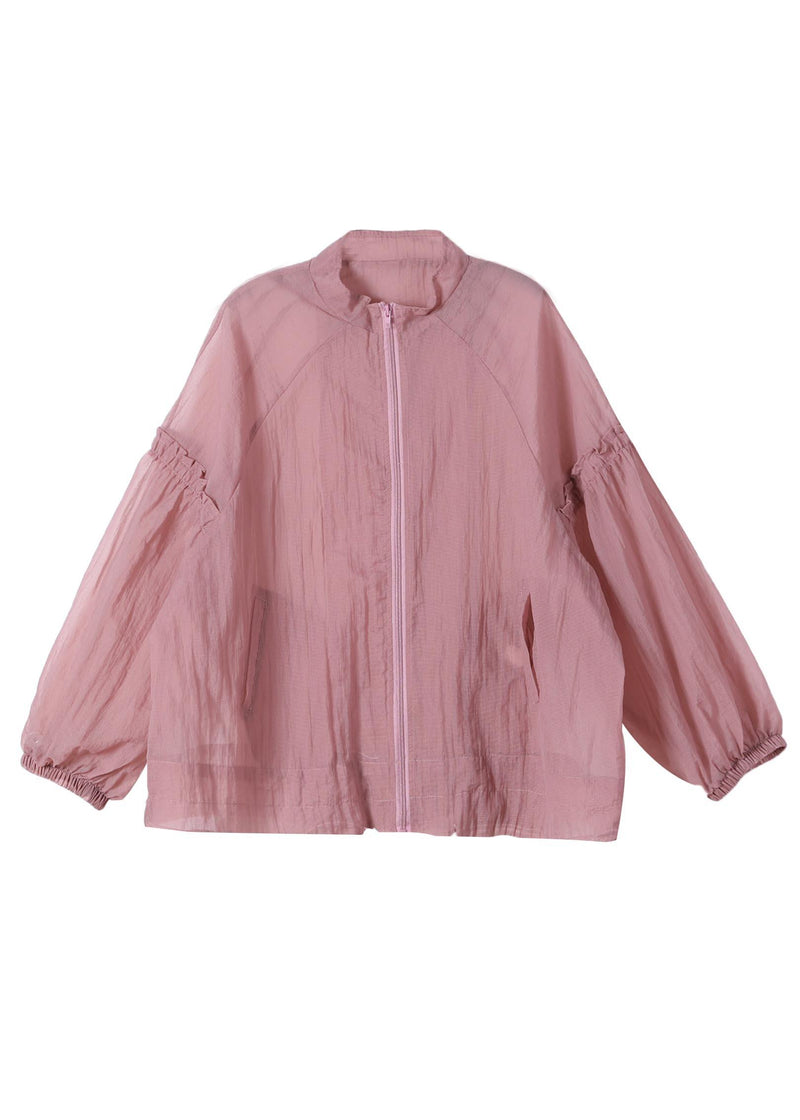 Club Pink Upf 50+ Coat Jacket Long Sleeve Summer Coat