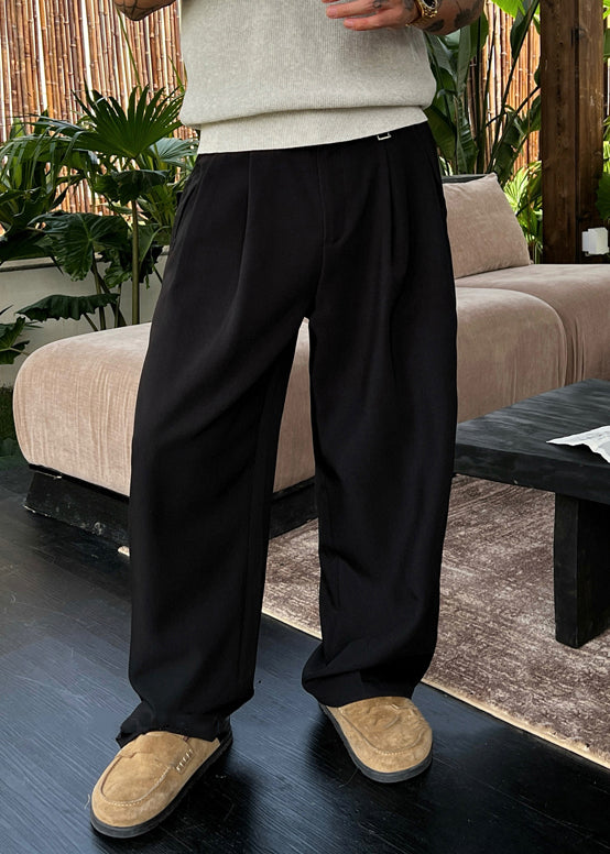 Cool Apricot Pockets Elastic Waist Spandex Pants Summer