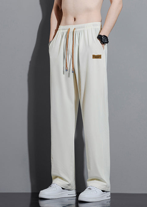 White Oversized Cotton Pants Trousers Spring
