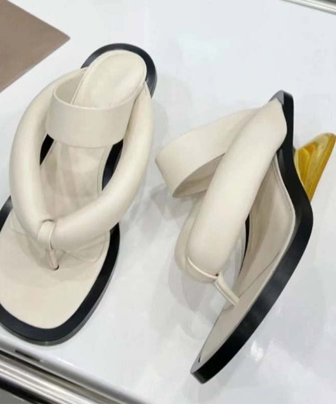 Diy Black Platform Fitted Cross Strap Flip Flops