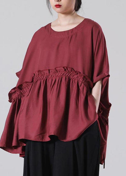 Diy Mulberry Ruffled Cotton Top Summer