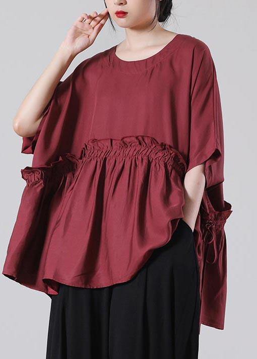 Diy Mulberry Ruffled Cotton Top Summer