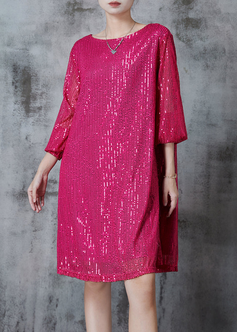 Diy Rose Sequins Tie Waist Tulle Day Dress Spring