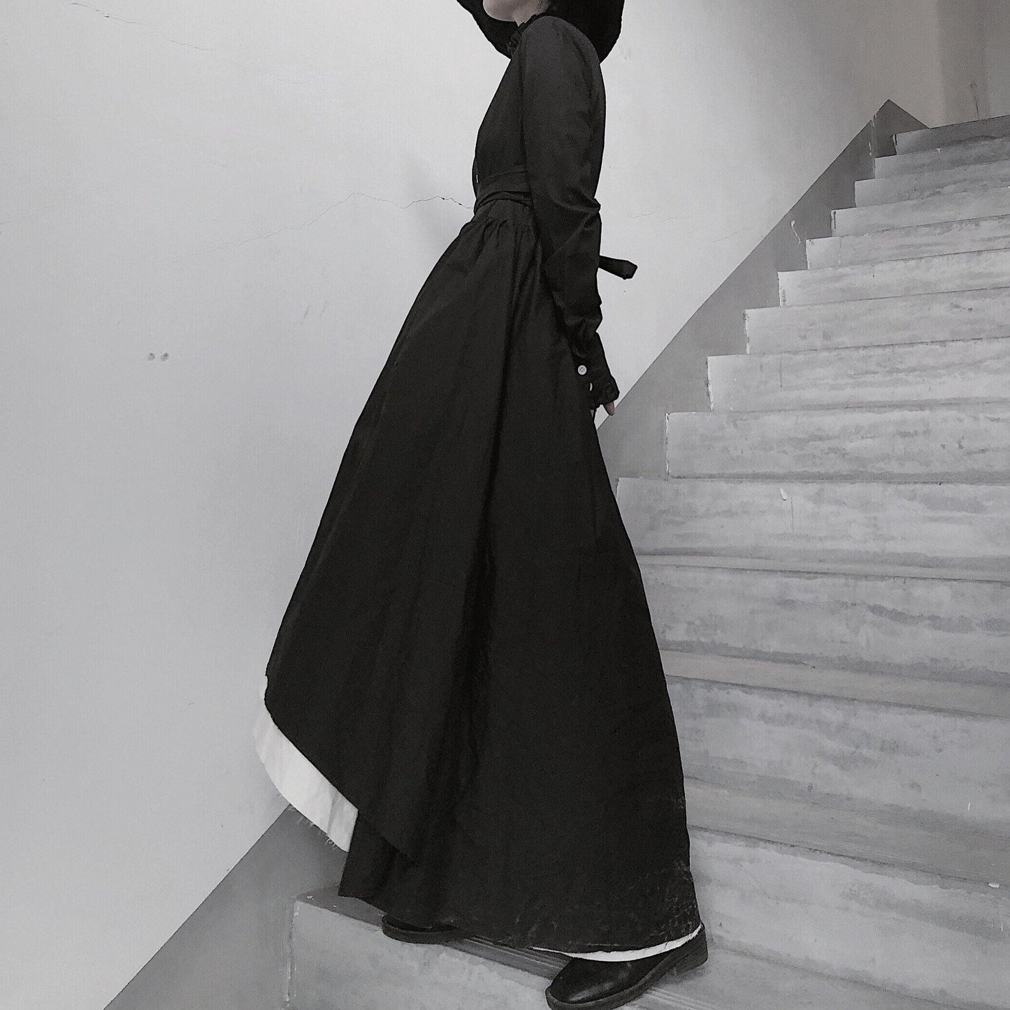Diy Stand Collar Large Hem Spring Tunics for Ideas Black Dresses