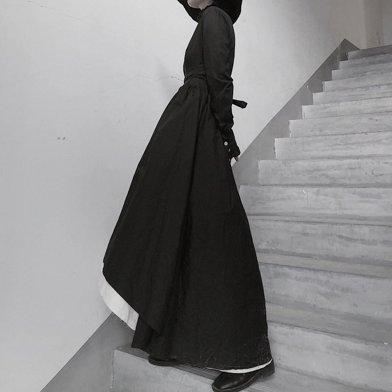 Diy Stand Collar Large Hem Spring Tunics for Ideas Black Dresses