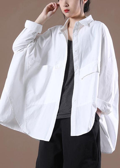 Diy White Spring Long Shirts Shirt Tops Long Sleeve