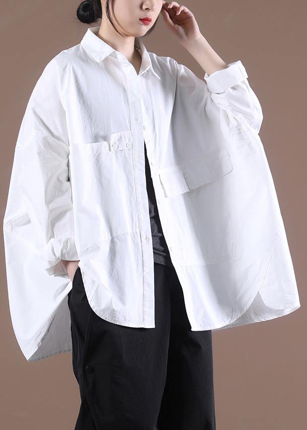 Diy White Spring Long Shirts Shirt Tops Long Sleeve