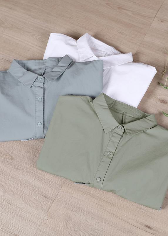 Diy White Spring Long Shirts Shirt Tops Long Sleeve