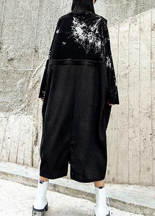 Diy O Neck Pockets Dress Ideas Black Print Dresses
