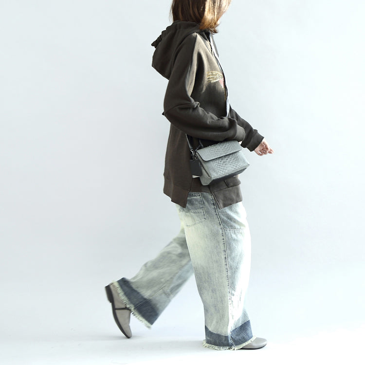 Dark Gray Oversized Winter Tops Hoodies Cotton Outwear