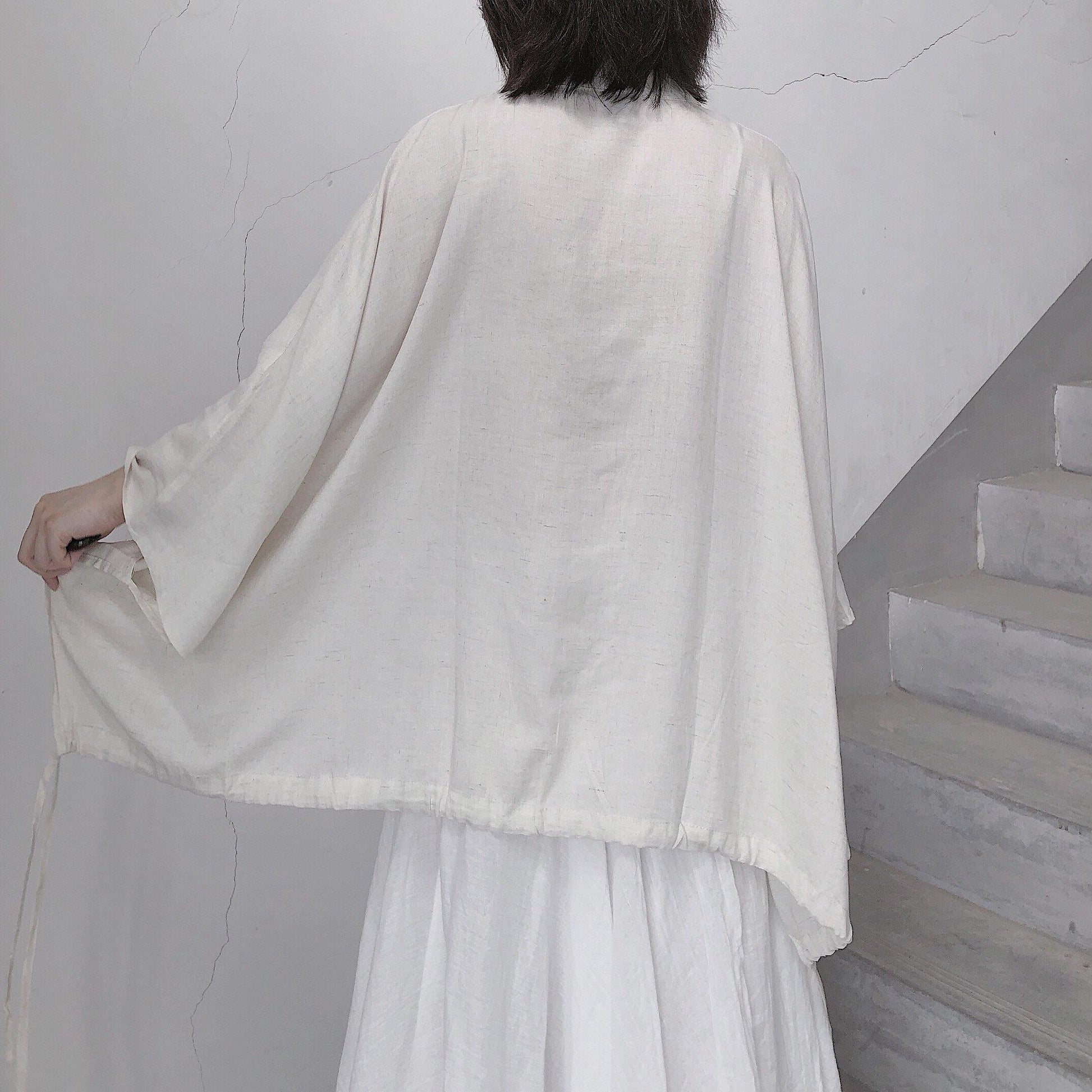 Diy Stand Collar Batwing Sleeve Tops Women Blouses Tutorials Nude Blouses