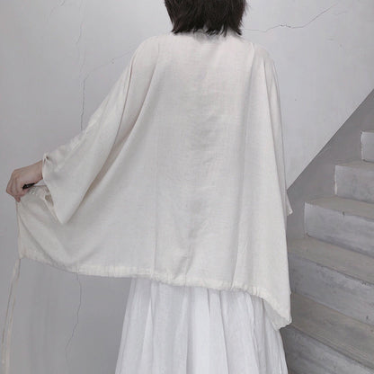 Diy Stand Collar Batwing Sleeve Tops Women Blouses Tutorials Nude Blouses