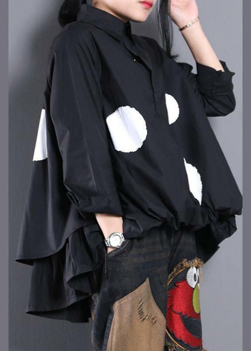 Diy White Flower Blouses for Asymmetric Shirt