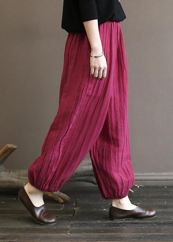 Cotton Clothes for Pakistani Color Pleated Harem Pants