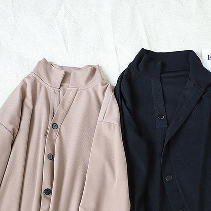 Lapel Asymmetric Cotton Wardrobes Sleeve Khaki Dress