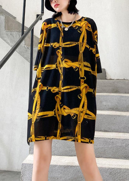 O Neck Half Sleeve Summer Crane Tops Work Outfits Black Plaid Blouses