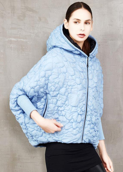 Clothing Winter Jacket Hooded Winter Outwear Blackzipppered Goose Down Coat