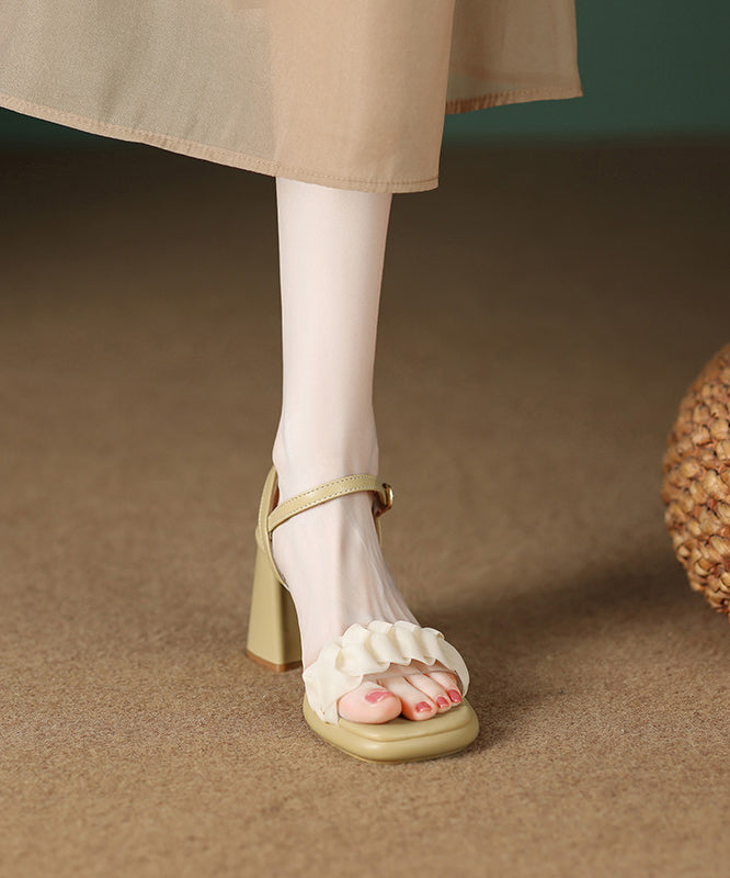 Purple Sandals Chunky Sandals