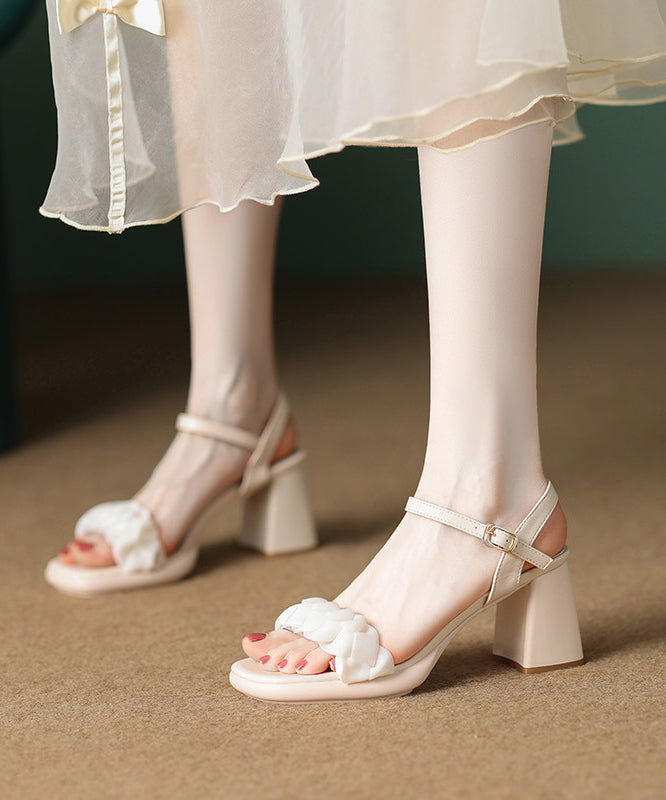 Purple Sandals Chunky Sandals