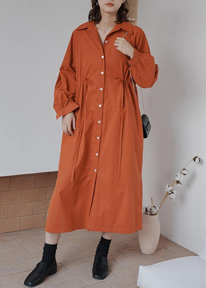 Tie Waist Orange Sweaters Fall Fall Knitted Pullover