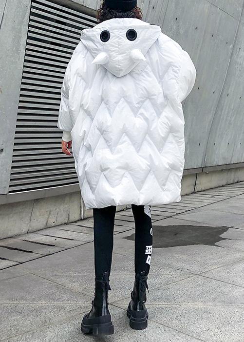 Fine Oversized Winter Coats Hooded Zippered Parkas for