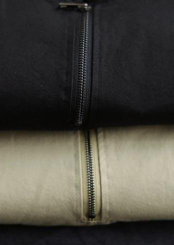 French Hooded Zip Up Spring Clothes Ideas Black Top