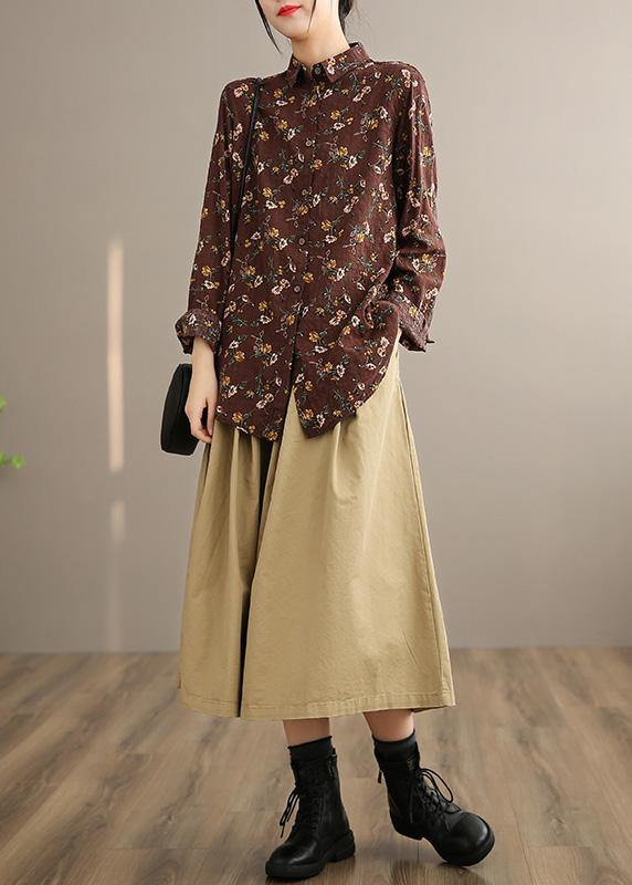 French Grey Clothes for Elastic Waist Art Spring Dresses