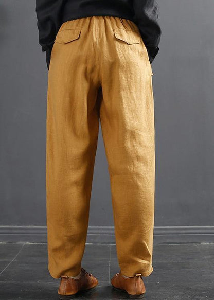 French Spring Wide Leg Pants Unique Dark Gray Inspiration Elastic Waist Wild Pants
