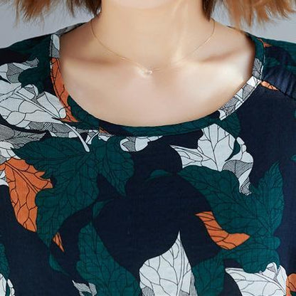 French Cotton Linen Tops Blouses Fitted Wardrobes O Neck Cinched Art Top
