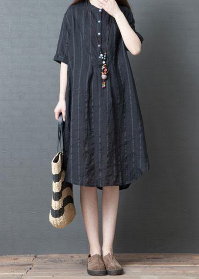 French Striped Cotton Linen Tunic Top Tutorials White Bamboo Dress Summer
