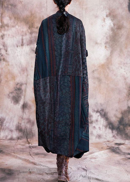 French V Neck Batwing Sleeve Clothes for Outfits Red Striped Maxi Dresses Fall