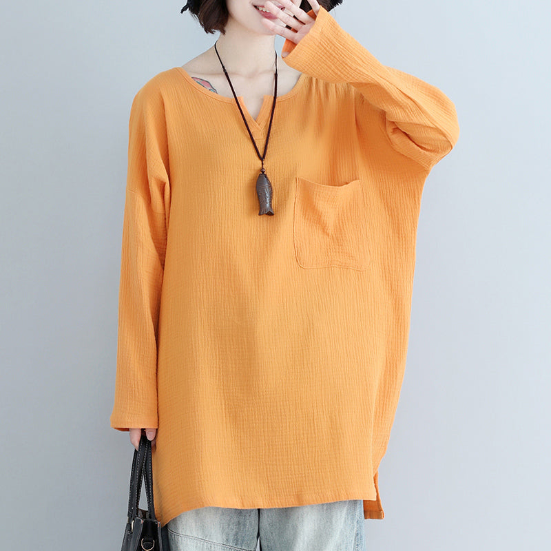 French yellow cotton clothes stylish Tutorials pockets Plus Size Clothing