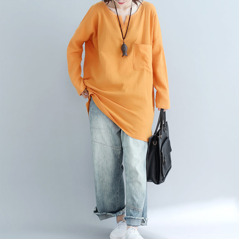 French Yellow Cotton Clothes Stylish Tutorials Pockets Clothing