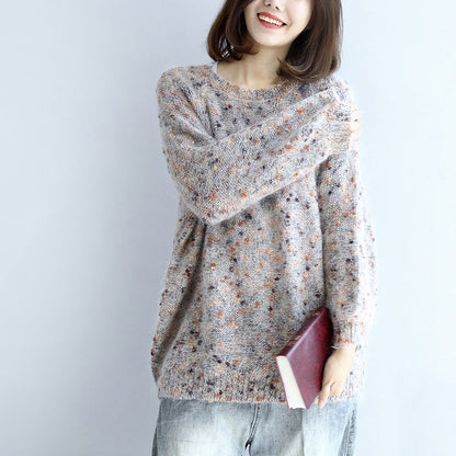Fuzzy Rabbit Fur Knit Sweaters Warm Winter Dresses Pullover
