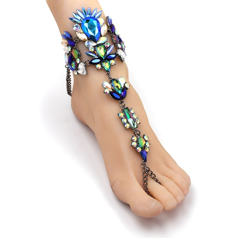 Rhinestone Crystal Anklet