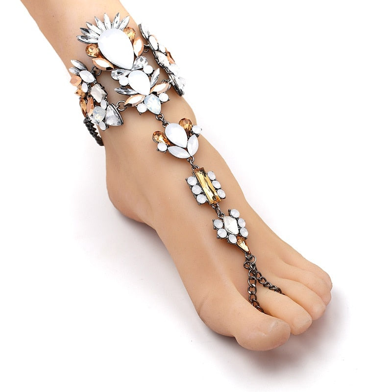 Rhinestone Crystal Anklet