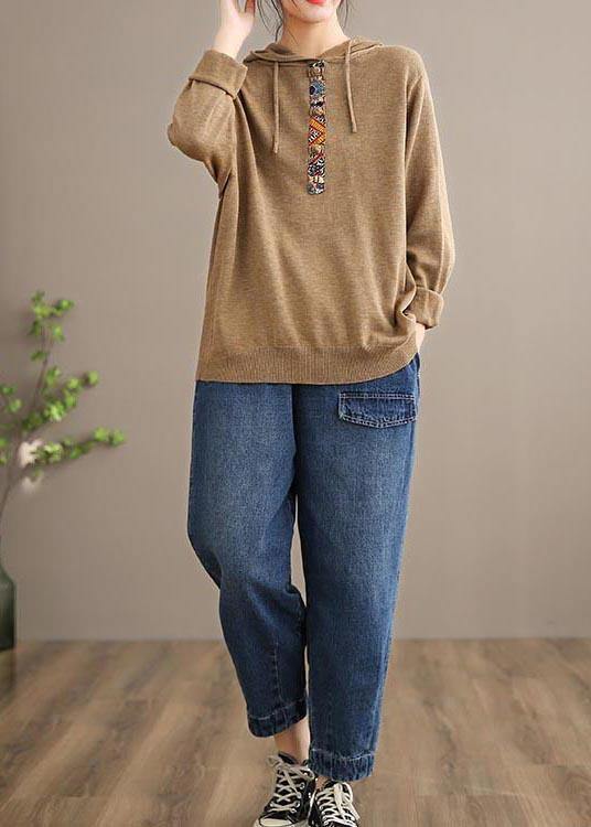 Handmade Spring Pants Oversize Denim Blue-rose Photography Elastic Waist Trousers