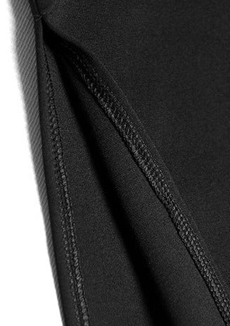 Handmade Pockets Cotton Outfit Wardrobes Black Dresses