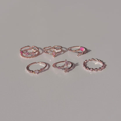 Pink Wave Ring