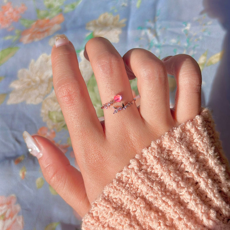 [] Butterfly Aurora Ring