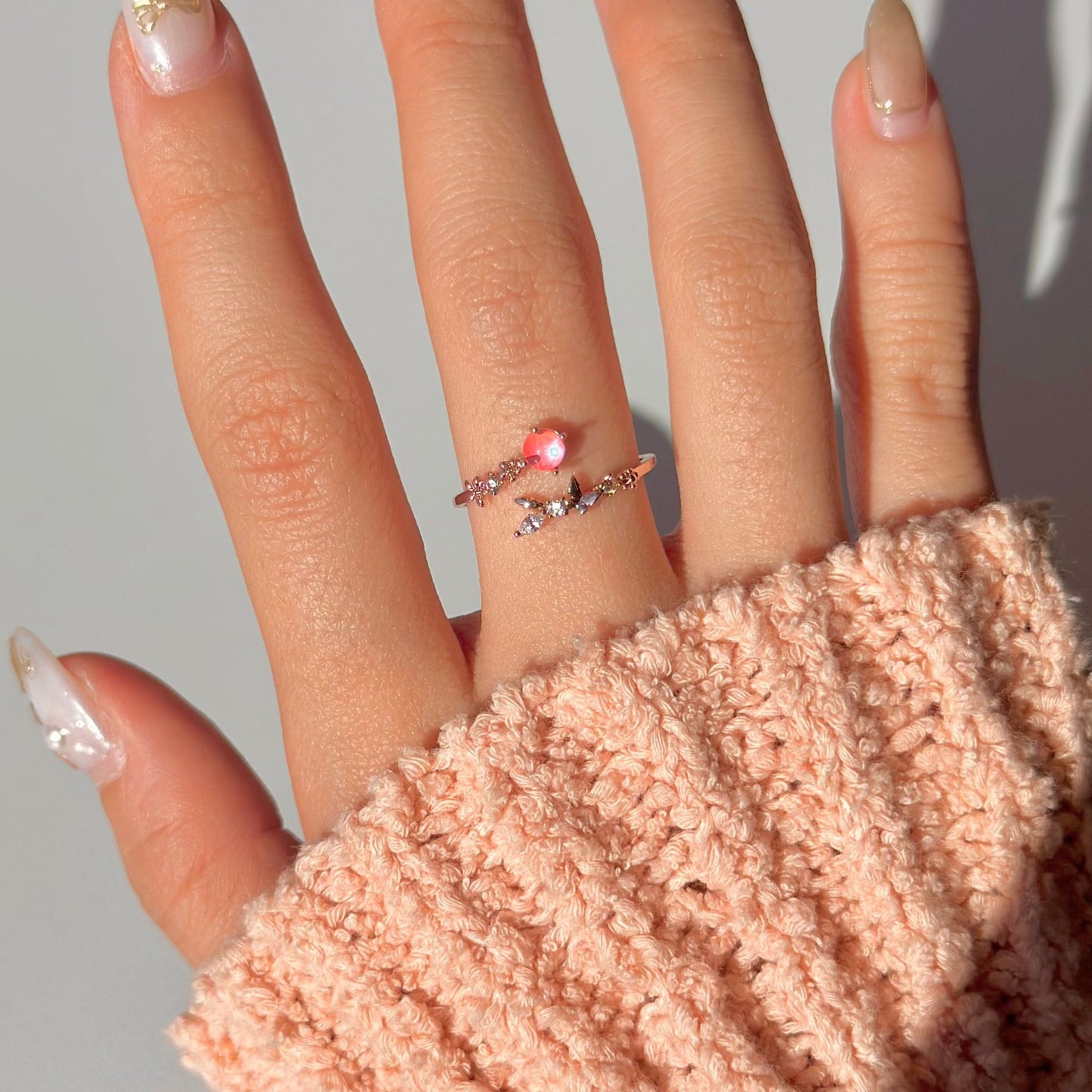 [] Butterfly Aurora Ring