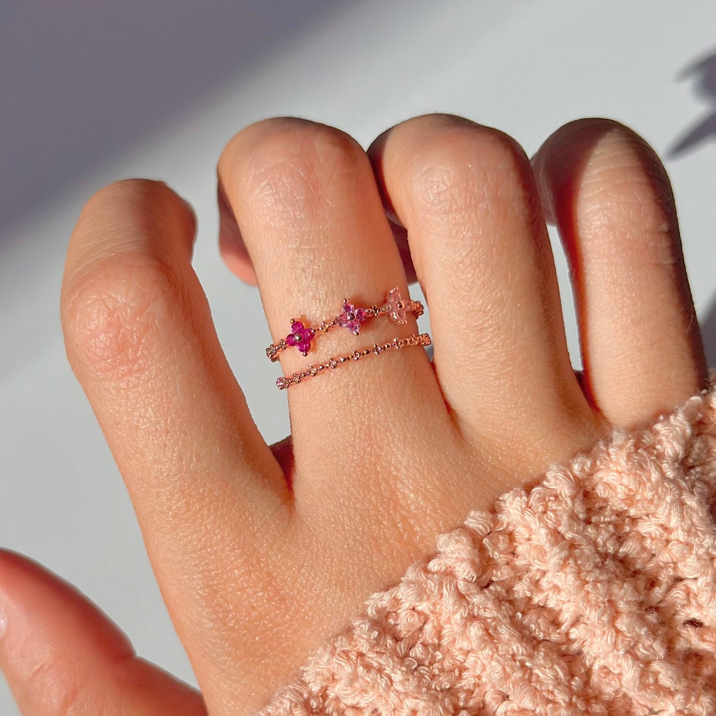 [sample ] Pink Blossom Ring