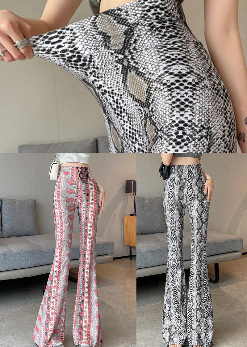 Ignite Snake Pattern Seamless Flare Yoga Pants