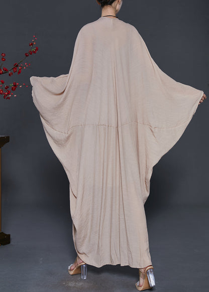 Italian Khaki Oversized Cotton Upf 50+ Cardigans Spring