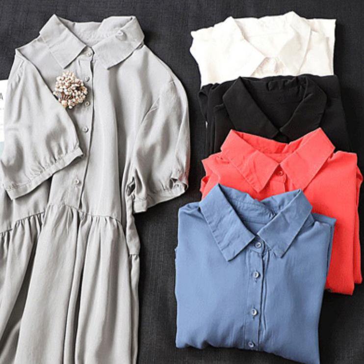 Italian Gray Quilting Dresses Lapel Cinched Art Dresses