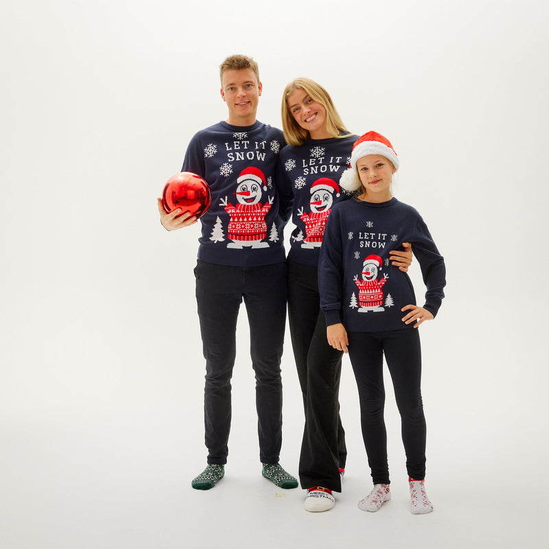 Let It Snow Christmas Sweater Kids