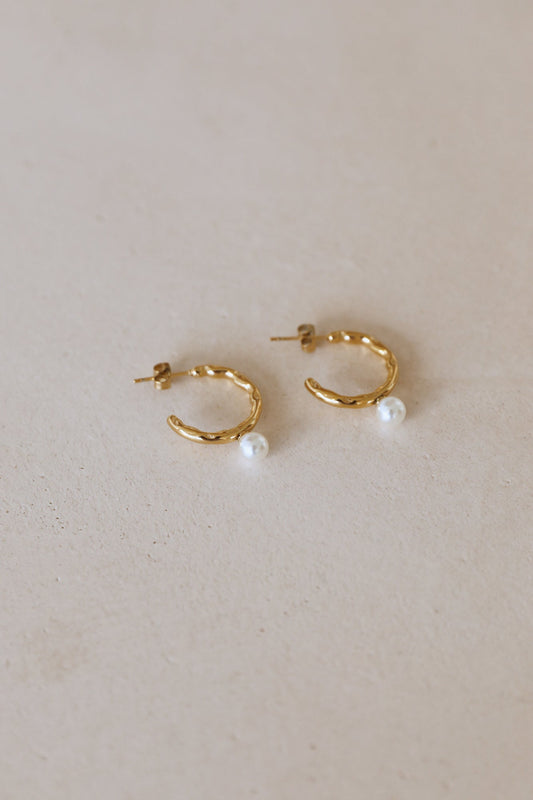 18k Gold Plated Time for Vibes Earrings